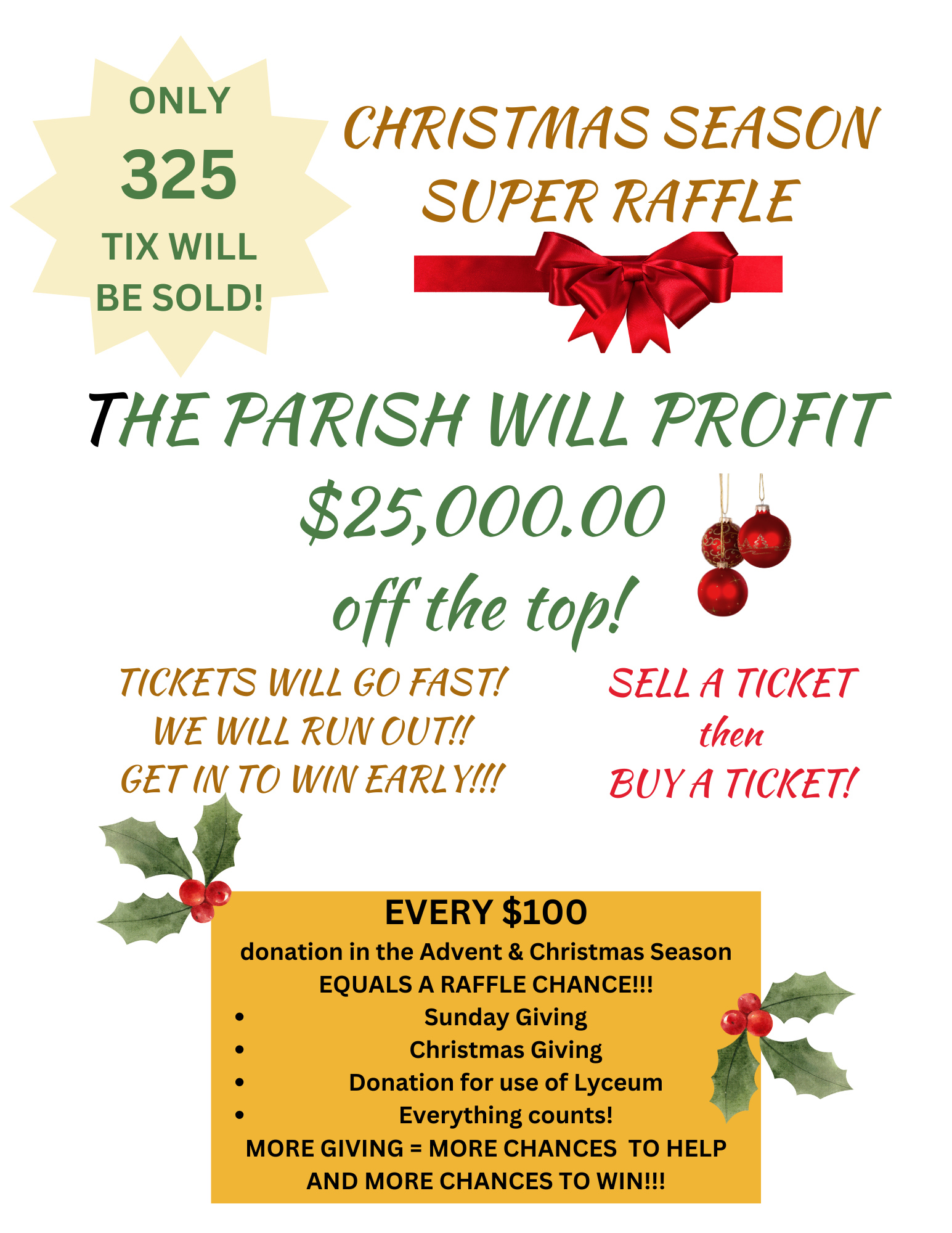 raffle flyer